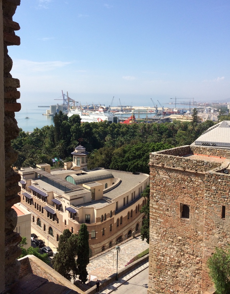 Blick von der Alcazaba in Málaga