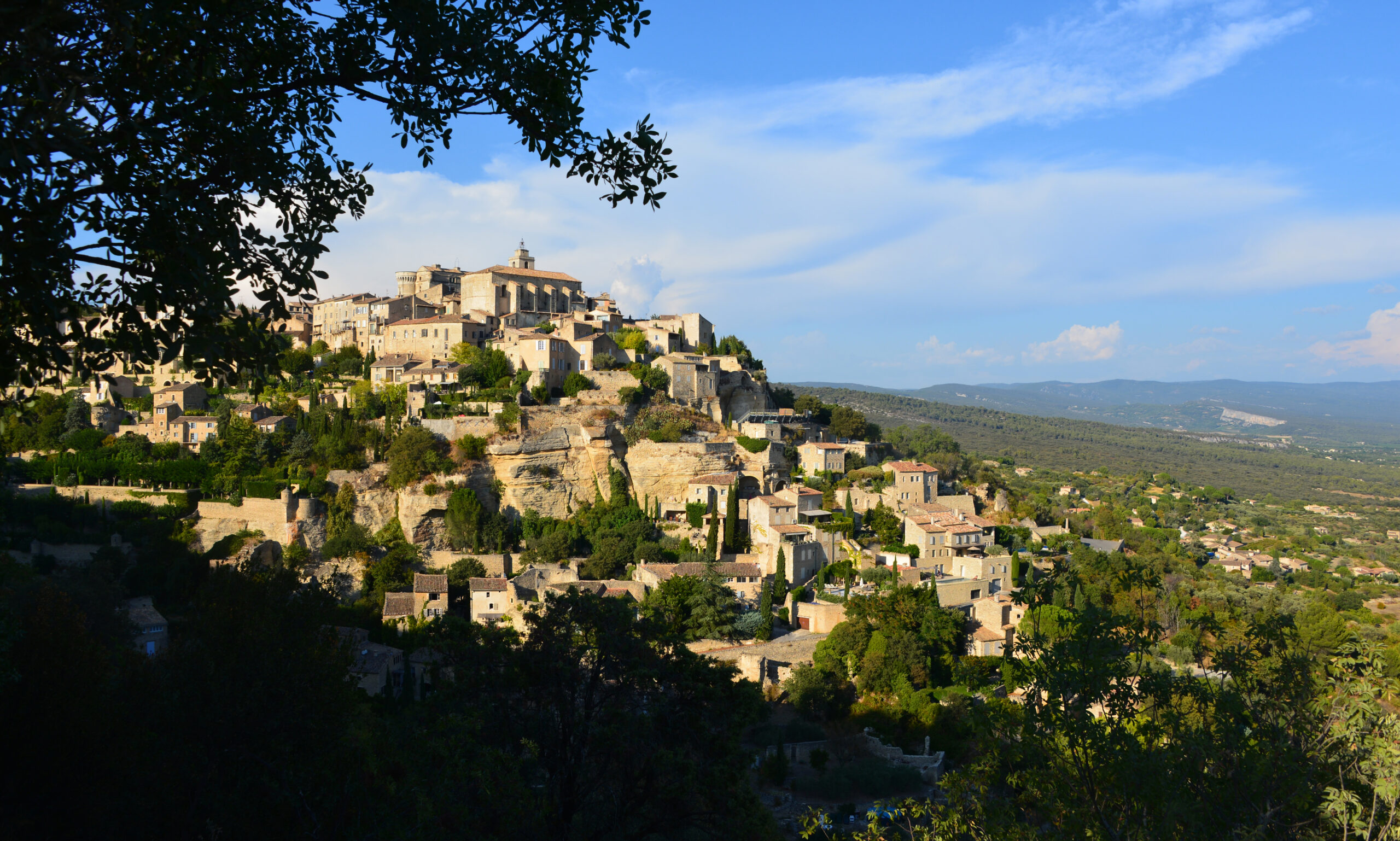 Blick auf Gordes in der Provence