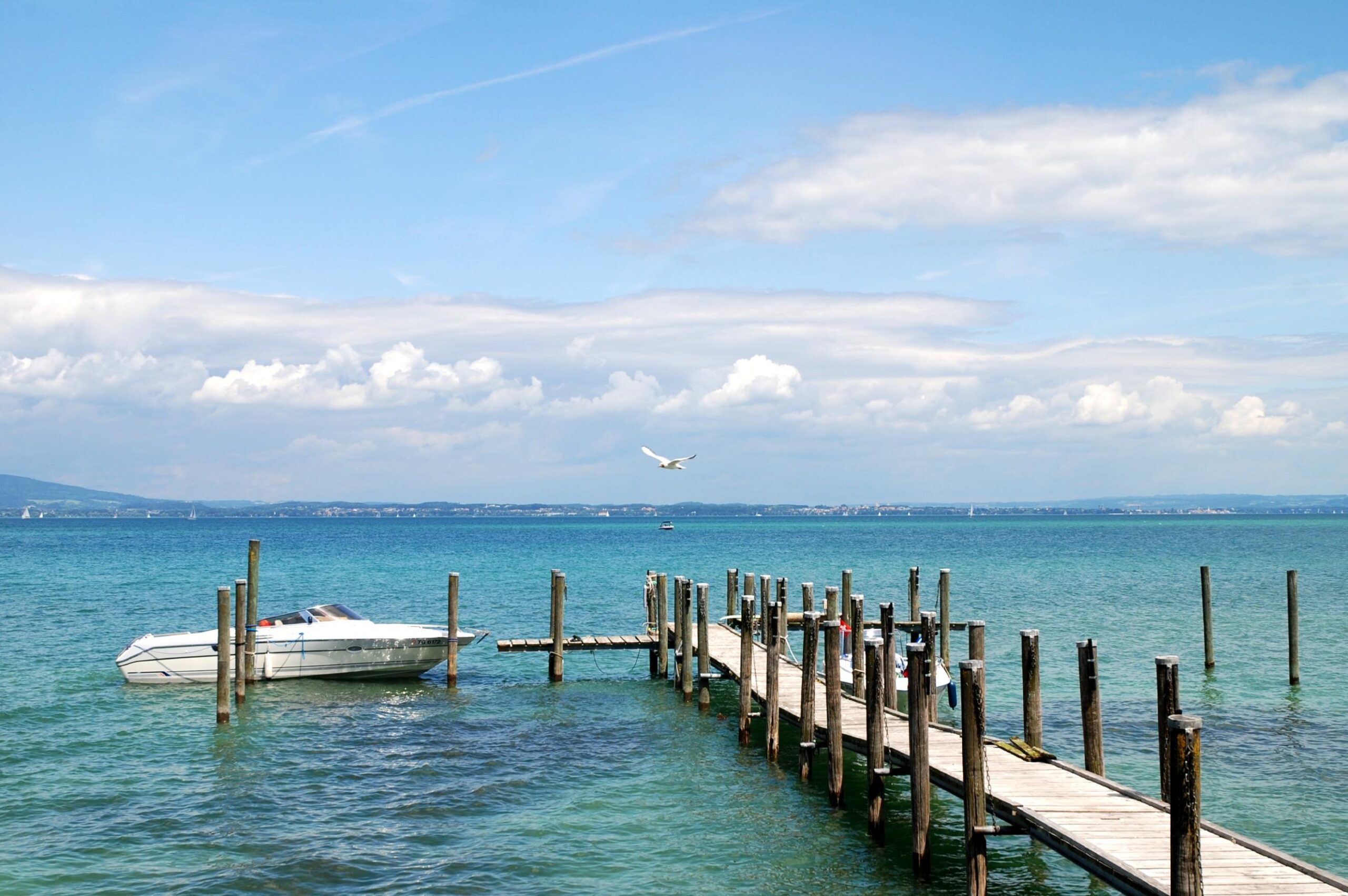 Bodensee mit Alpenblick