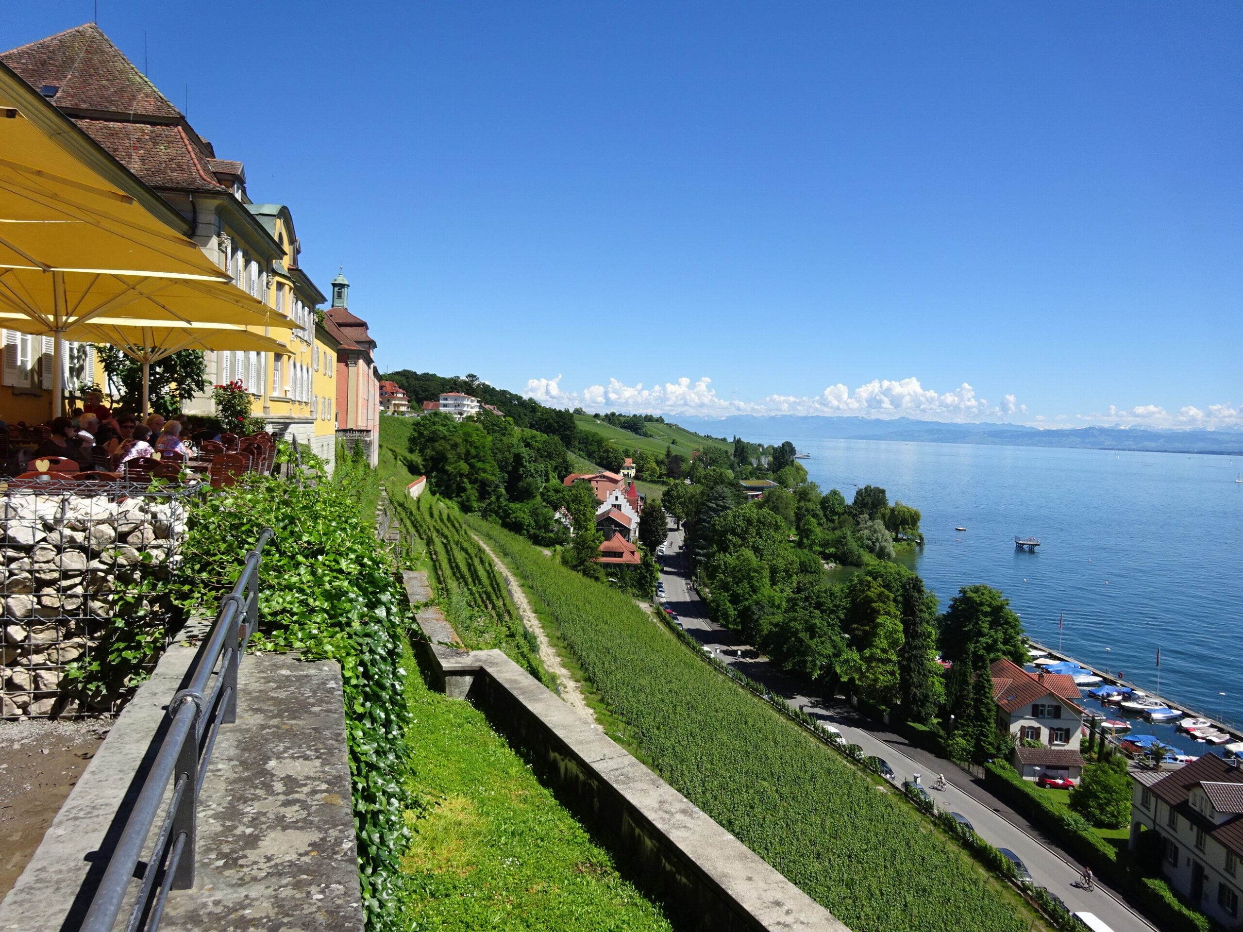 Blick auf Meersburg am Bodensee