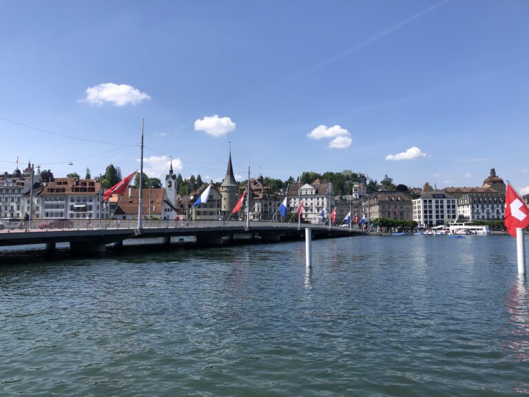 Blick auf den Vierwaldstättersee bei Luzern